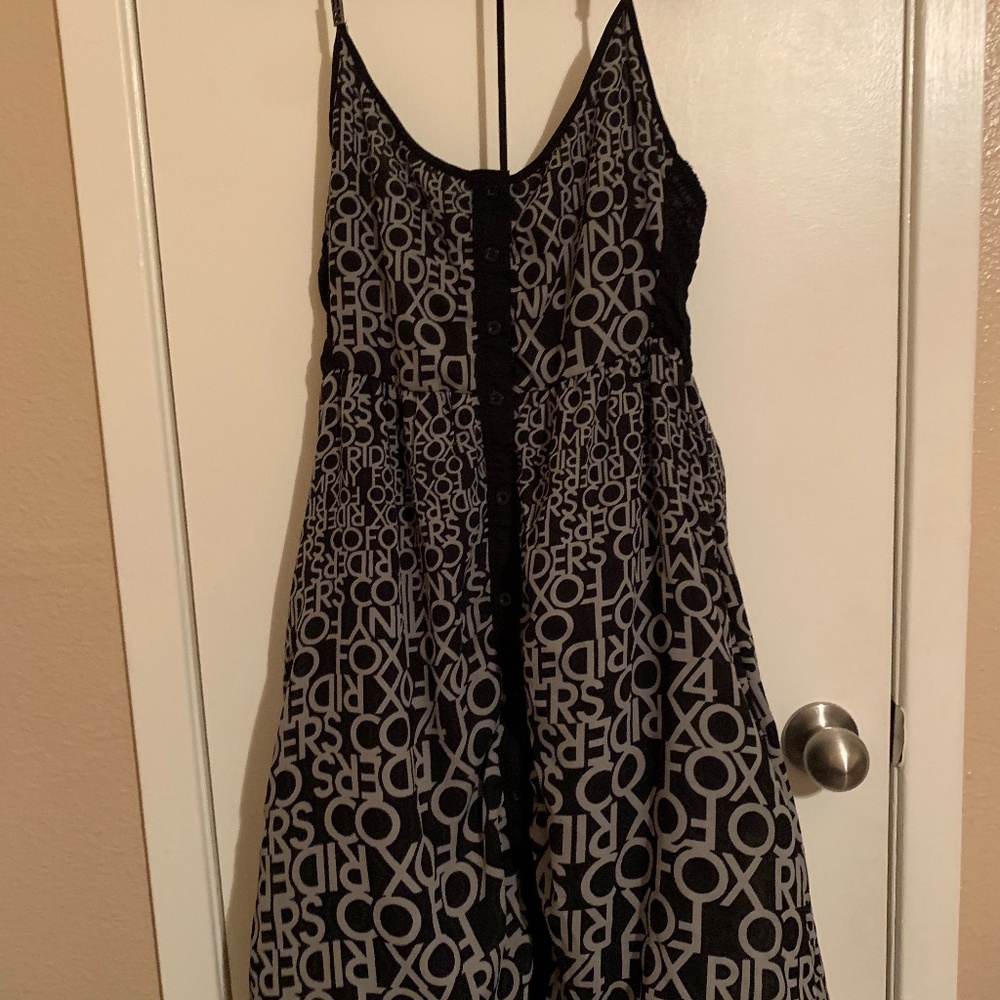 Black and grey dress